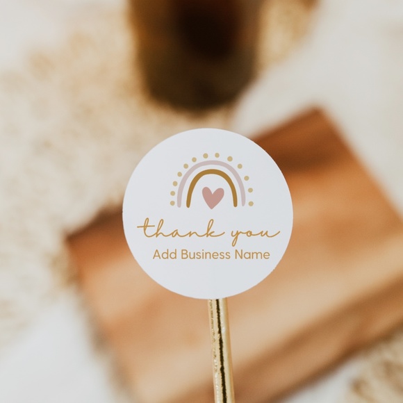 Thank You Sticker Label - Picture 3 of 4